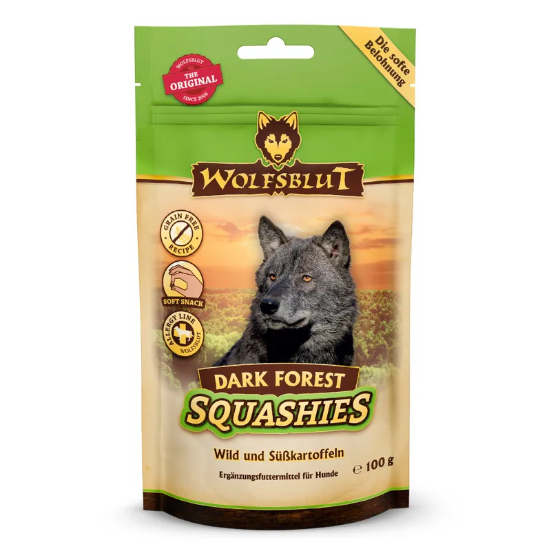 Neuheit WOLFSBLUT Snack Squashies Dark Forest 100 g